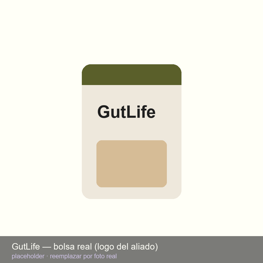Bolsa de fibra prebiótica GutLife